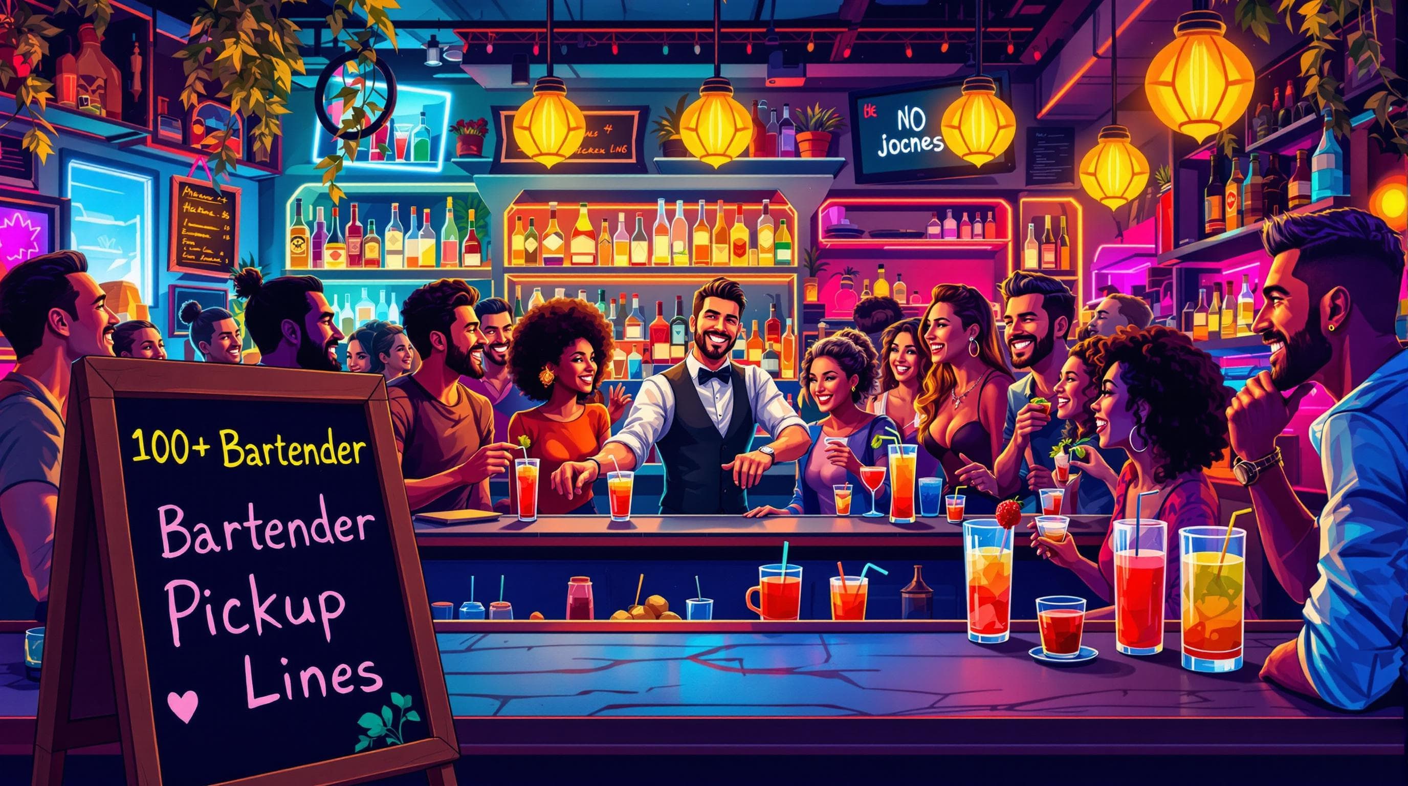 100+ Bartender Pickup Lines